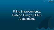 Publish a Filing's FERC Attachments